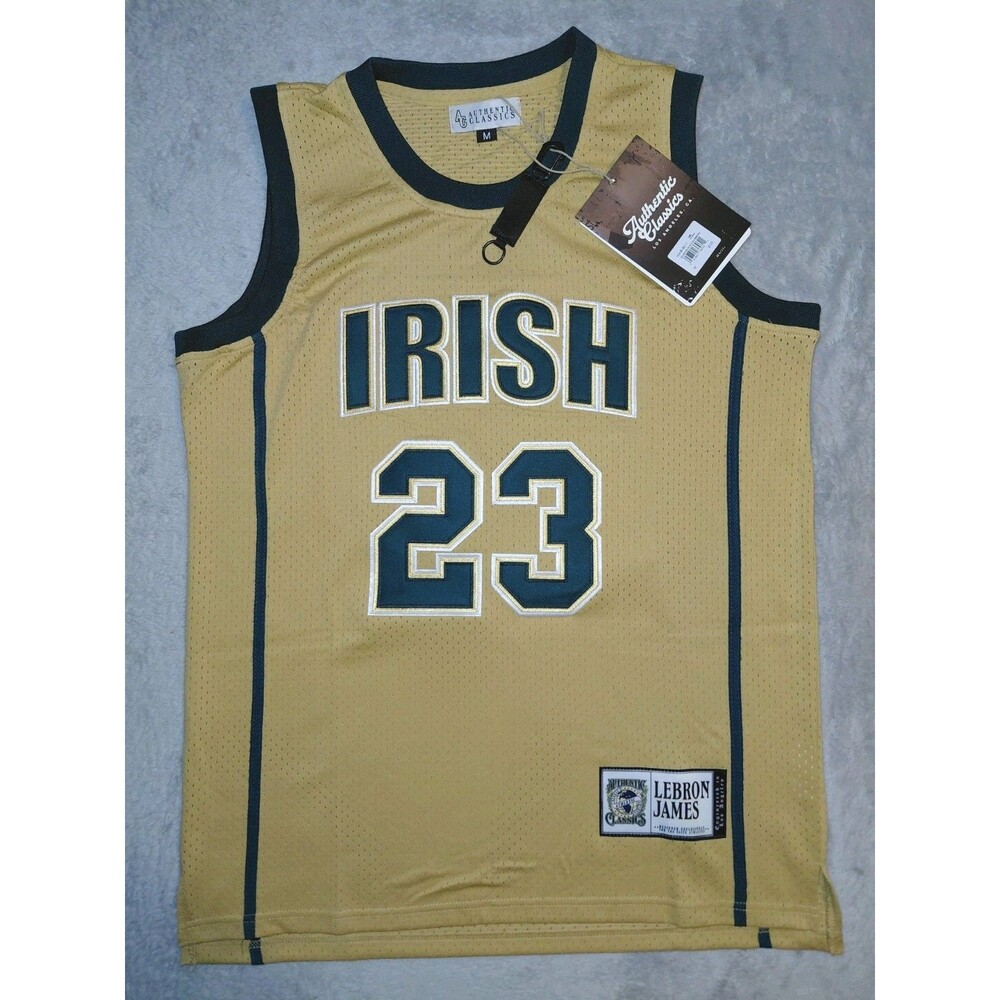 Headgear Classics LeBron James Irish High School Jersey Size Medium